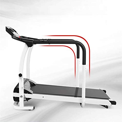 Image of Treadmill Safety handrail Folding Running Machine Electric Treadmill Home Multi-Function Middle-Aged and Elderly Walking Machine