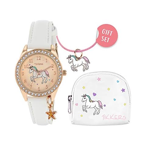 Tikkers Girl's Analogue Quartz Watch with PU Strap ATK1063 Cover