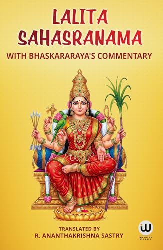 Image of Lalitha Sahasranamam Book in English | Sri Lalita Sahasranama Books | Bhaskararaya Commentary Lalitasahstrnamm Lalitasahasranamam sahasra namam Indian Hinduism Spirituality Sanatan Dharm Hindu Dharma