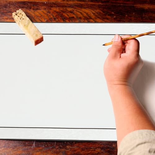 Scroll Empty Papyrus Roll for Writing Scroll Paper Calligraphy Paper Papyrus Roll Chinese Calligraphy Scroll Wall Hanging Chinese Paper Rolls for Painting 119 cm - Image 3
