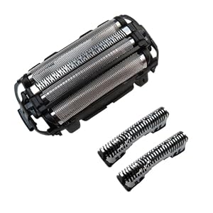 Wet/Dry Electric Shaver & Trimmer for Men, WES9025PC Men’s Electric Razor Replacement Inner Blade & Outer Foil Set for Panasonic ARC4 4-Blade Shaver ES-LA63AA, ES-LA63-S