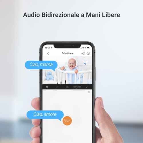 EZVIZ C6N Telecamera Wi-Fi Interno 1080p Videocamera Sorveglianza Interno Pan/Tilt/Zoom Compatibile con Alexa, Rotazione a 360°, Visione Notturna, Tracciamento del Movimento e Audio Kit 2 - Immagine 5