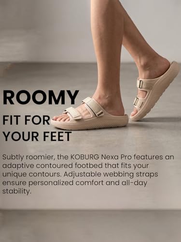 Image of KOBURG Nexa Pro Sandals for Men| Durable| Lightweight| Daily|Stylish l Comfortable|Antiskid|Easy to Clean Sandals| Extra Soft Slide|EVA Sole KS-264