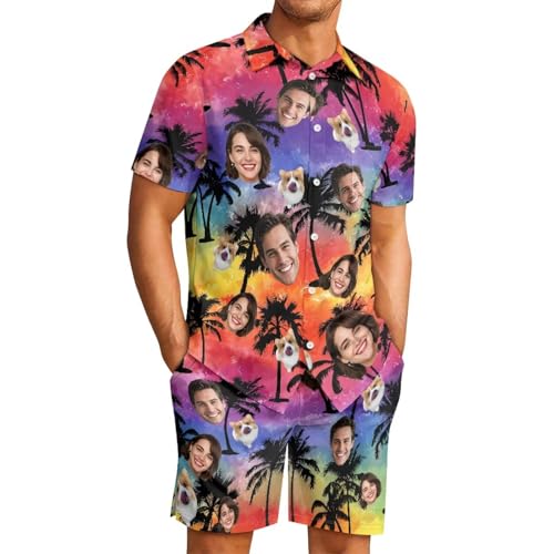 Matching Swimsuit for Couples with Face Print Personalized Bikini Suit with Picture of Husband Pet Photo for Women4