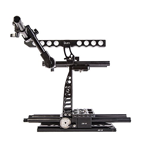 Image of Ikan Elements Plus Blackmagic Pocket Cinema Kit, Support Rig for the Blackmagic Pocket Cinema Camera with Plenty of 1 /4 20″ Mounting Options (ELE-P-BMPCC) - Black