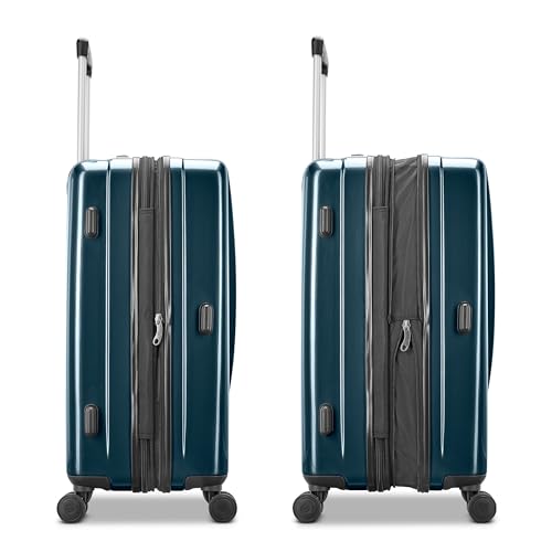 Image of Samsonite Winfield 2 Hardside 28 inch Luggage, Teal, Checked-Large 28-Inch, Winfield 2 Hardside Luggage With Spinner Wheels