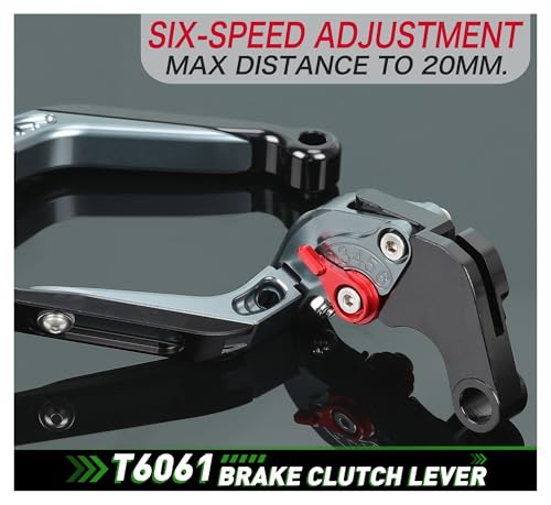 Palancas freno moto Suzuki GSX1250FA 2010-2016 de embrague CNC regulables y plegables 3