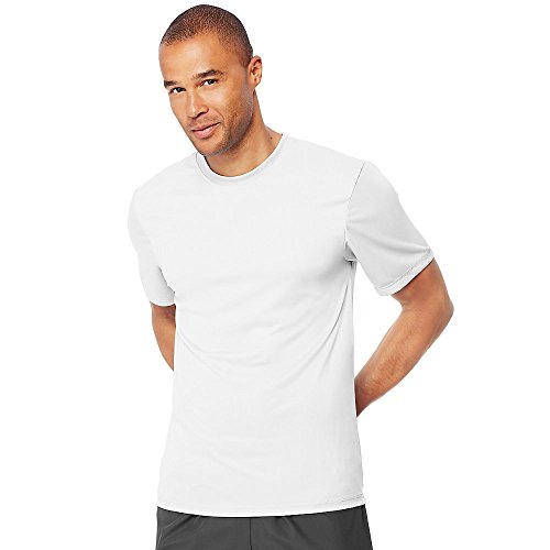 Hanes Cool DRI TAGLESS Men's T-Shirt_White_X-Small