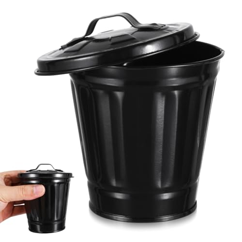 Caneca pequeña con tapa para escritorio y oficina miniatura 1