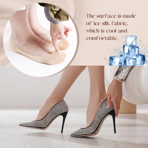 Image of Forbidden Road No Show Socks Ice Silk Thin Invisible Socks for Women