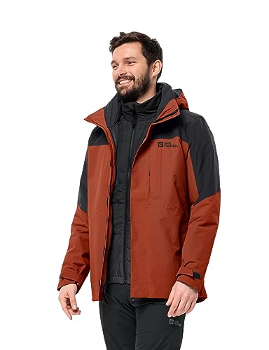 Manteau imperméable Jack Wolfskin Romberg 3 en 1 veste vent homme