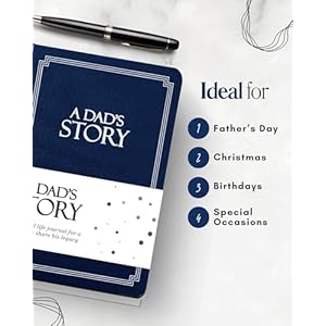 Dad's Life Story Journal (Hardcover): A Meaningful Keepsake for Dad to Share His Journey and Memories, Book Includes 250+ Prompt Questions, Sentimental Gifts for Father's Day, Birthday & Christmas Dads Life Story Journal Hardcover A Meaningful Keepsake for Dad to Share His Journey and Memories Book Includes 250 Prompt Questions Sentimental Gifts for Fathers Day Birthday Christmas