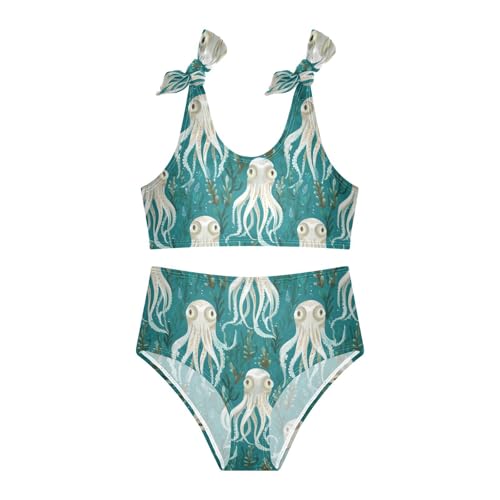 KLL Girls Bathing Suits Cute Toddler Swim Suit for Girls with Adjustable Strap3