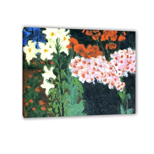 Peinture fleurs toile affiche art mural déco tableau célèbre reproduit encadré 30x40