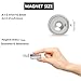 THCMagorilla Neodymium Round Base Cup Magnets 40 lbs Pulling Force 0.98