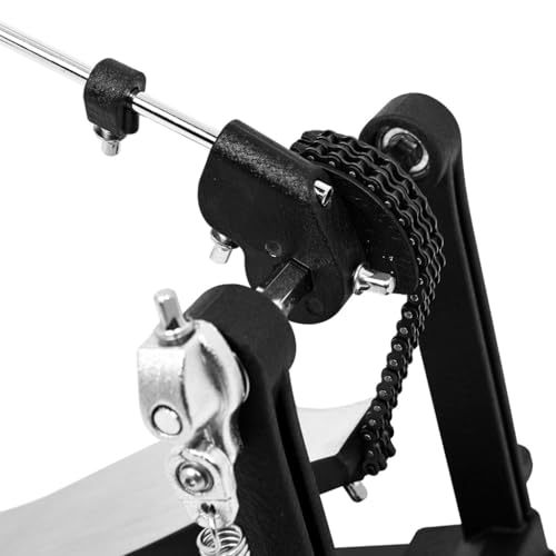 Pedal doble para bombo de cadena metal ajustable miniatura 3