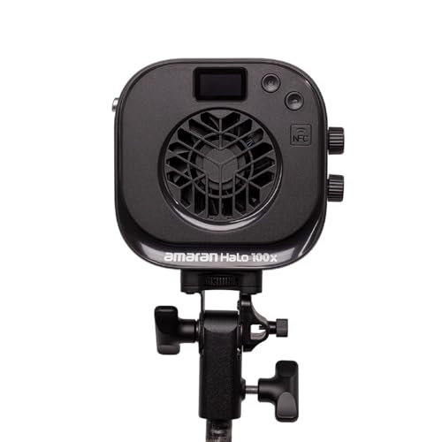 Foco Amaran Halo 100x soluciona sombras en retratos con luz continua Bowens de 100W regulable 3