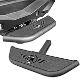 EYOUHZ Universal Bumper Hitch Step Trailer for 2 Inch Receiver Compatible with Pickups Trucks Vans SUVs ATVs, with Pin Lock & U-Bolts Stabilize, Tow Guard Protector Rear bar