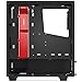 NZXT S340 Mid Tower Computer Case, Matte Black/Red (CA-S340MB-GR)