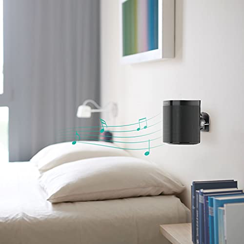 Wali SWM402 Speaker Wall Mounts, Bookshelf Speaker Wall Mount Brackets thumb #7