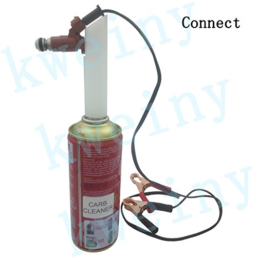 Kweiny Auto Fuel Injector Flush Cleaner Adapter Universal Car Injection Nozzle Cleaning Assistant Tool #TOP5