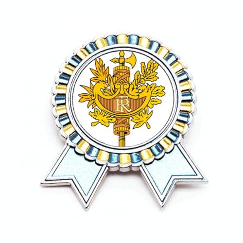 Broche emblème national UE en métal, le cadeau idéal taille M