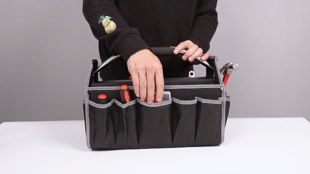 Kowsinde 16 Inch Tool Bag, Electrician Tool Bag, Open Top