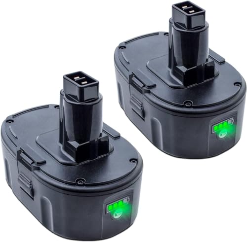 DTK 7000mAh Replacement for Dewalt 18v Battery 7Ah XRP Lithium ion DC9096 DC9098 DC9099 DE9039 DE9095 DW9096 DW9098 DE9096 DE9098 DW9095 DE9503 DC9182 XRP 2Packs
