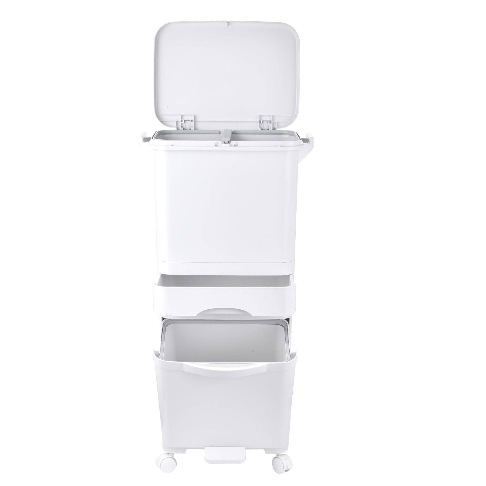 Genérico De Basura Cocina Con Cubo Residuos Multicapa Gran Capacidad | de separación de residuos para el cubo de basura de la cocina Apto para el hogar, la lavandería, casa y restaurante