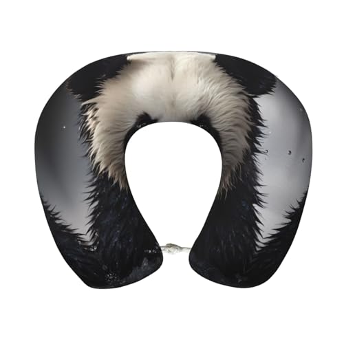 Almohada de viaje espuma viscoelástica tamaño U miniatura 1