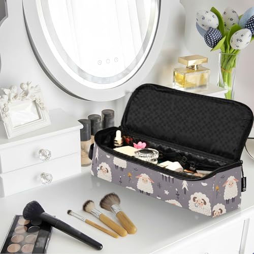 Bolsa de viaje para herramientas de cabello resistente al calor organizador para planchas, alisadoras y rizadores miniatura 6