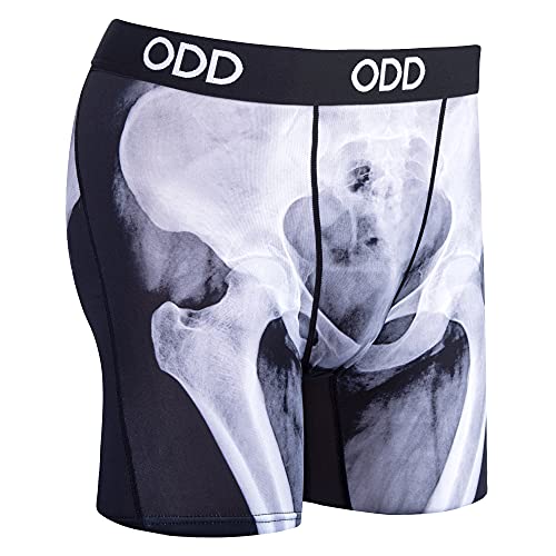 Odd Sox, X Ray, Men's Boxer Briefs, Funny Skeletal Bone Print Underwear3