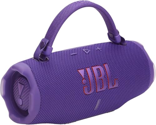 JBL Charge 6 - Portable Waterproof & Drop-Proof Bluetooth Speaker, Bold Pro Sound with AI Sound Boost, 28Hrs Playtime, Auracast, Including Winguard Protective Travel Case (Purple) - image 4