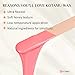 KOTAMU Waxing Kit Black Digital, Pink Wax Beads for Hair Removal, Target Thin Fine Hair Face Eyebrows Chin Legs Underarm Bikini Waxing, Suitable for Women and Men