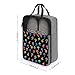 Men's Fashion Shoe Organizer for Travel, Trippy Magic Goth Mushrooms, Durable and Wear-Resistant with Large Capacity Shoe Pouch