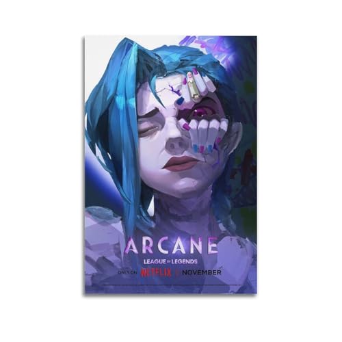 Tarouse Arcane Poster Comic Tv Series Vintage Music Posters for Room Aesthetic Canvas Wall Art Bedroom Decor12x18inch(30x45cm)