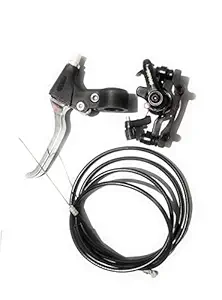 Nanak Bicycle Mechanical Rear Disk Break Caliper, Rear Lever and Rear Cable Wire (67cm) Combo