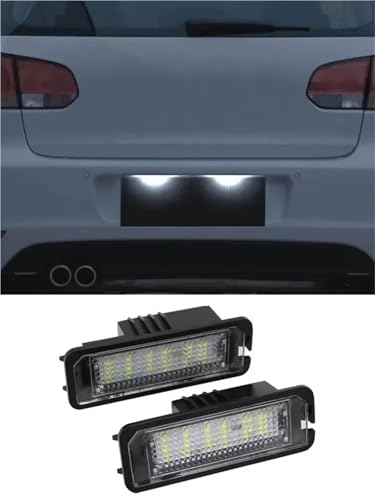 Piloto de matrícula para Golf 4 5 6 7 soluciona luz fundida trasera 7