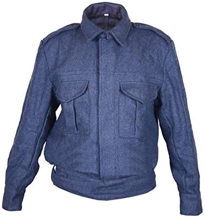 WW2 Reproduction British RAF Battle Dress Uniform Wool Tunic (40) Blue