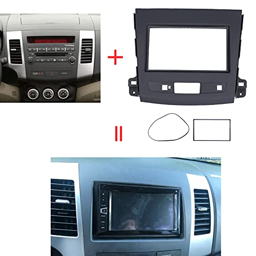 Cadre de navigation GPS Outlander 2009 2010 2011 2012 double Din DVD