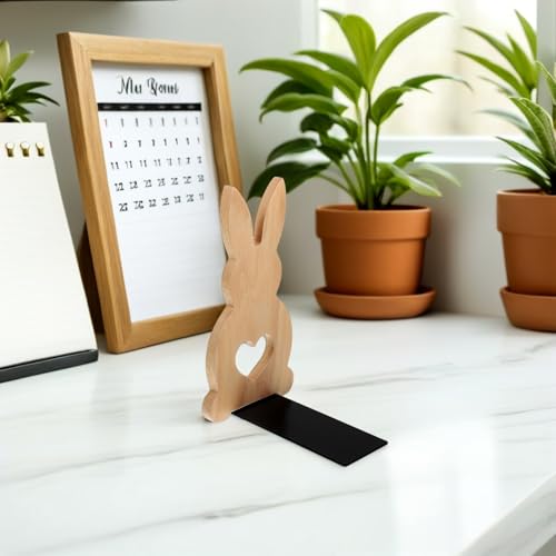 Lapins bois support de rangement étagère bibliothèque bureau déco - 6
