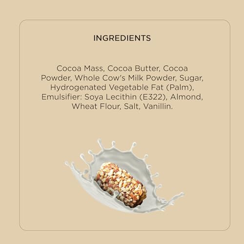 Barquillo Premium Roasted Almond Coated Chocolate Pouch-20 Pcs|Vanilla Cream Filled Biscuit Roll imported | Dubai couverture taste | Christmas Gift Pack Celebration specially for Festivals, 400 gram