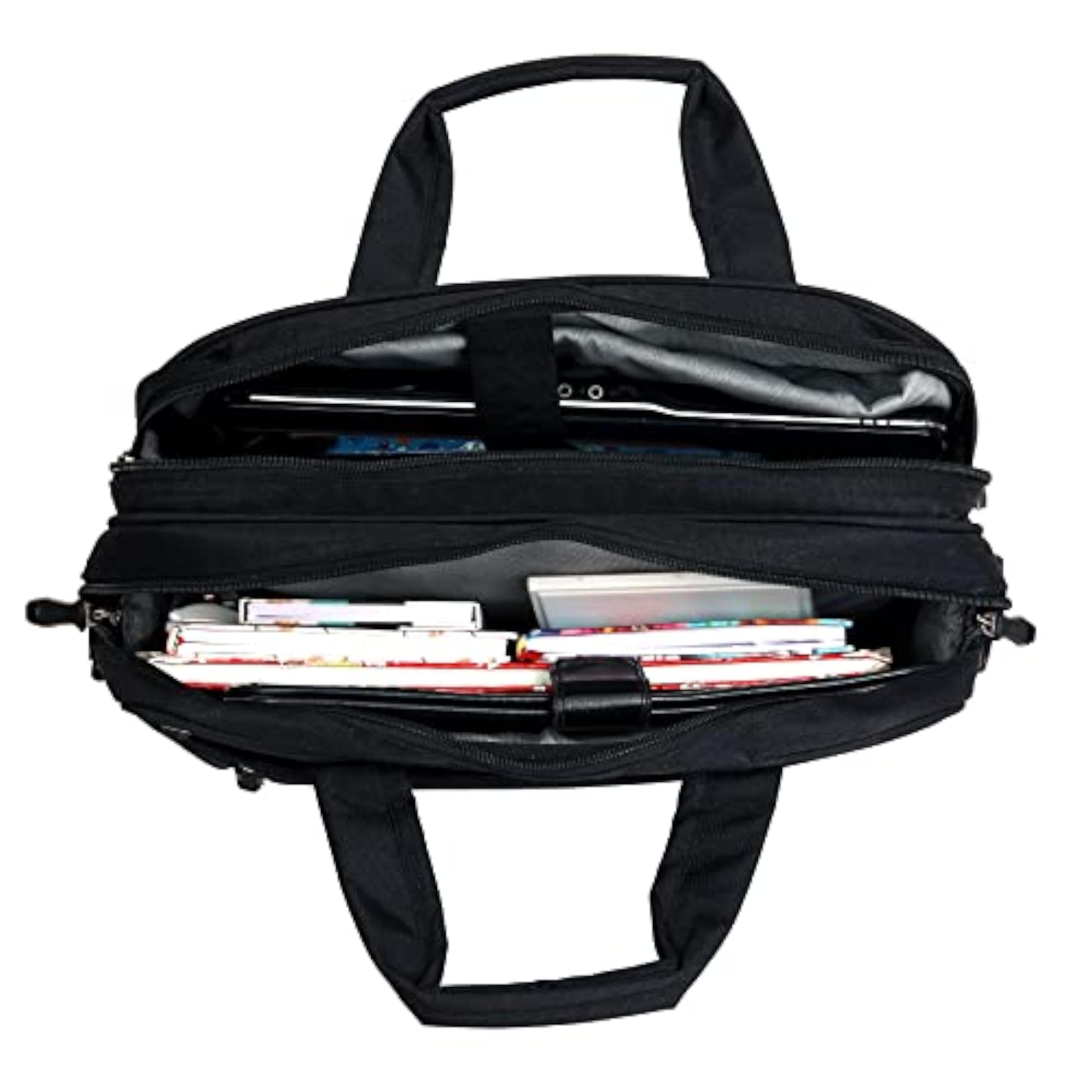 15.6 inch Laptop Briefcase Shoulder Sling Bag for Men and Women