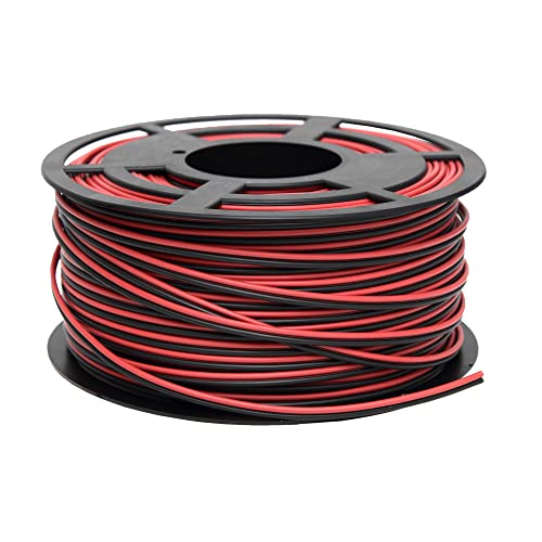 100 m Electric Cable Roll, Red and Black, 2 x 1.5 mm, 100 m