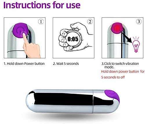 Mini Masseur Vibrant Sans Fil Yarosi - Puissant - Rechargeable USB - Noir - Neuf Sous Blister