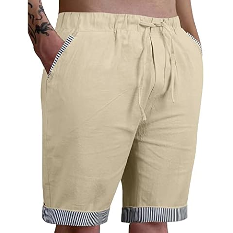 YAOHUOLE Men's Elasticated Waist Summer Shorts Cover