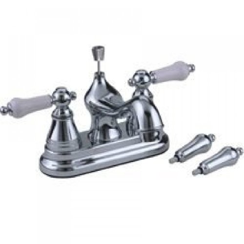 Boston Harbor LAV Faucet 2-HNDL POPUP Chrome PF4232