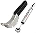 Premium Watermelon Slicer Set Stainless Fruit Carving Kitchen Utensil Kit - Includes Watermelon Slicing Tool & Fruit Carving Knife/Spoon - Great For Salads, Desserts - With Unique Box Packaging