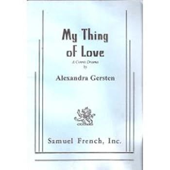 Paperback My thing of love: A comic drama Book