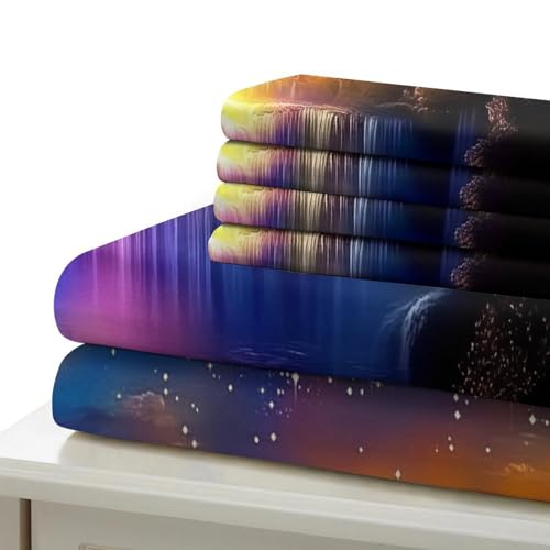 Housse de couette microfibre entretien facile avec fermeture éclair cachée